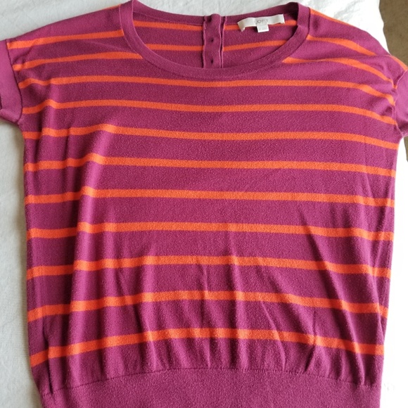 Loft Medium Short Sleeve Sweater - Picture 2 of 5